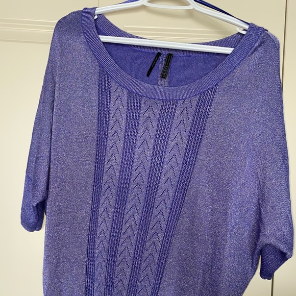 Guess periwinkle doleman sleeve sweater - Picture 1 of 8